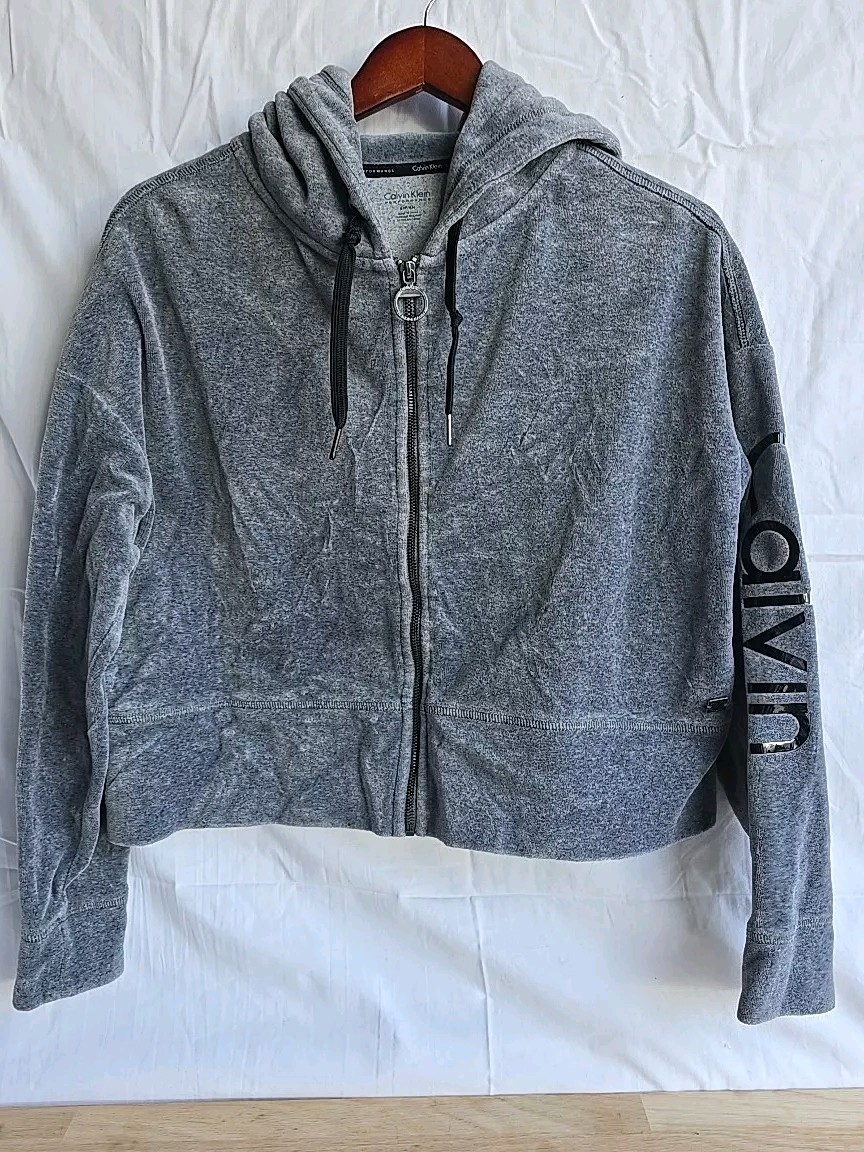 CK Calvin Klein Performance size Small Cropped Fu… - image 1