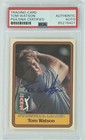 1981 DONRUSS GOLF PGA TOUR HOF RC TOM WATSON SIGNED CARD PSA DNA COA AUTOGRAPHED
