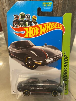 2014 Hot Wheels #192 HW Workshop-HW All Stars TOYOTA 2000 GT Black Variation 