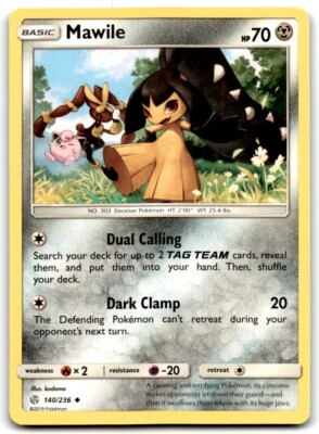 2019 Sun & Moon - Cosmic Eclipse Mawile a Basic/Uncommon #140