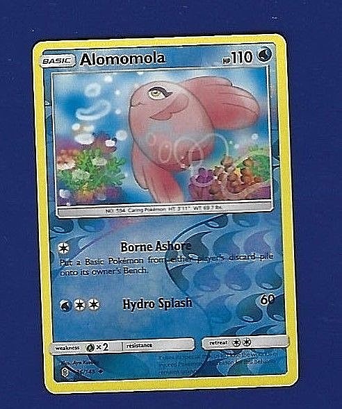 ポケモンカードゲーム ALOHA POKEMON ALOMOMOLA REVERSE FOIL CARD FREE SHIPPING | eBay