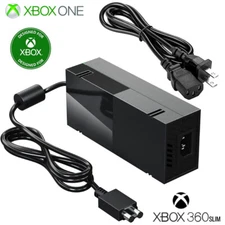 Power Supply For Xbox One Charging Station Wired Console Brick Charger Cord