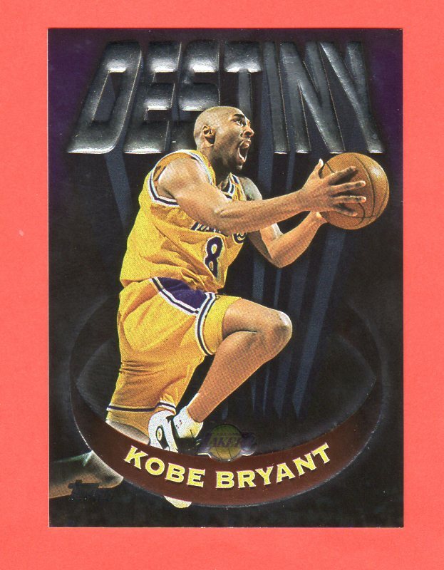 1997-1998 Topps  Basketball Destiny #D5 Kobe Bryant Embossed RARE READ !!