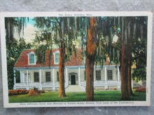 The Briers, Natchez, Mississippi, Where Jefferson Davis Was Married Postcard
