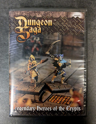 Dungeon Saga: Legendary Heroes of the Crypts Dwarf King's Quest Miniatures - New