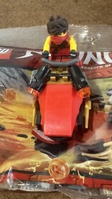 Two LEGO NINJAGO: Kai Drifter (30293) One Brand New Sealed! & One Assembled
