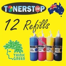 12x OKI C332 C332DN MC363 MC363DN TONER REFILL + 12 RESET CHIPS