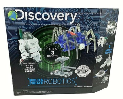 DISCOVERY BUILD AND CREATE ROBOTICS W/ 9 ROBOT DESIGNS- Open Box