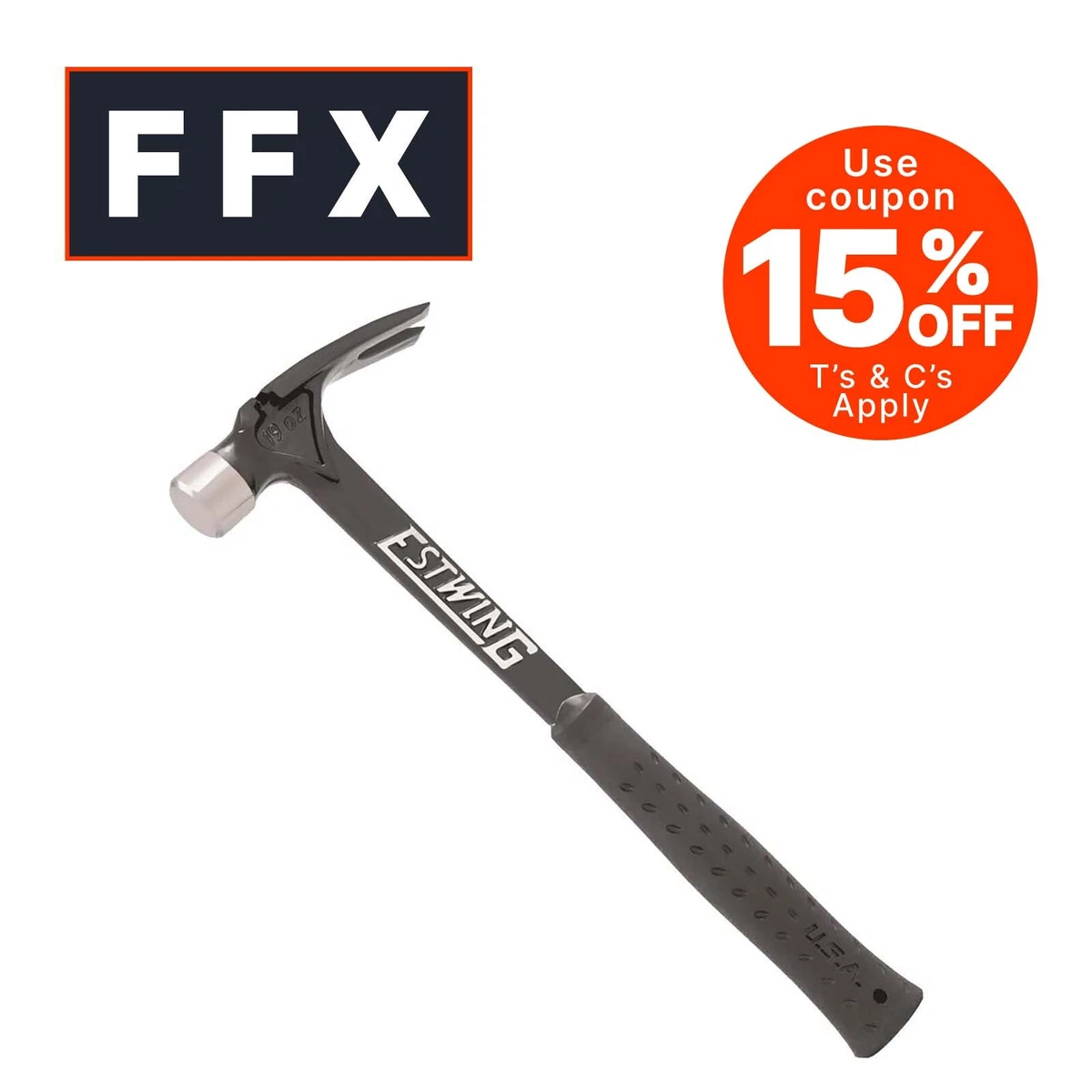 Estwing 15Oz Smooth Face Black Framing Hammer, 54 OFF