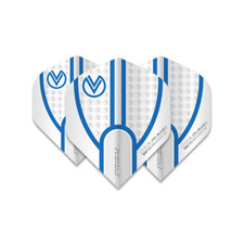 Winmau Prism Alpha Standard Dart Flight - VvV White Blue