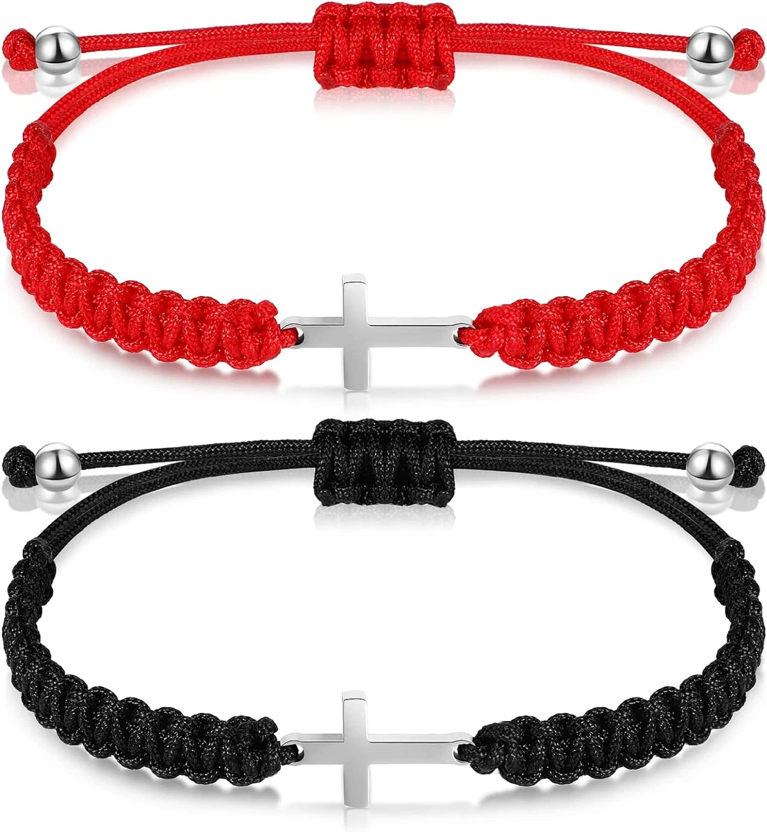 Cross bracelet string discount