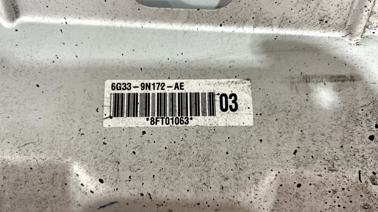2011 Aston Martin V8 Vantage OEM Fuel Tank Skid Plate Shield 6G33-9N172-AE