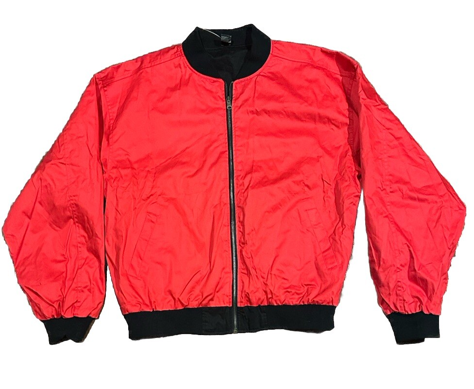 90‘s Marlboro ブルゾンジャケット Vintage Marlboro Logo 90's Reversible Bomber Jacket Adult XXL Red