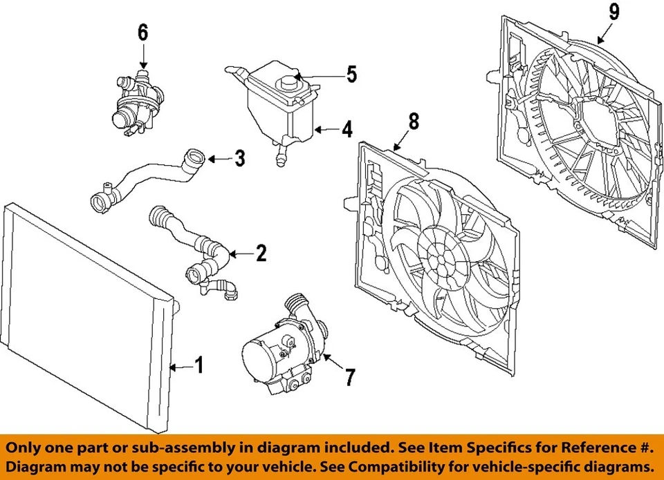 Used Engine Coolant Reservoir fits: 2006 Bmw 530I  Grade A - Image 2 of 4