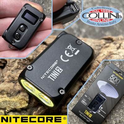 Nitecore - TINI2 - Portachiavi Ricaricabile USB - 500 lumens e 89 metri - Tor...
