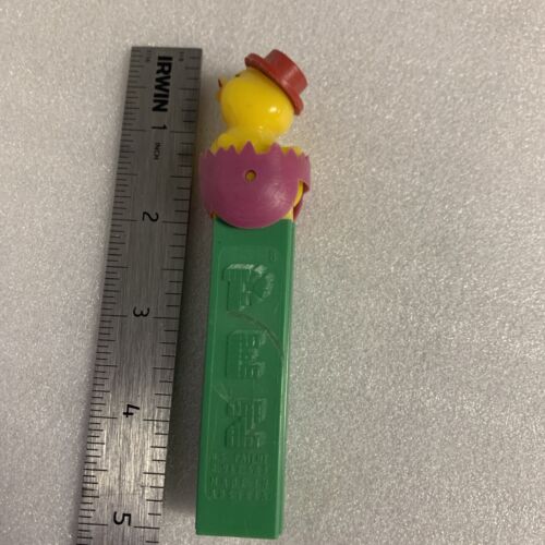 Vintage Pez Dispenser Easter Chick And Egg No Feet Austria - Picture 8 of 16