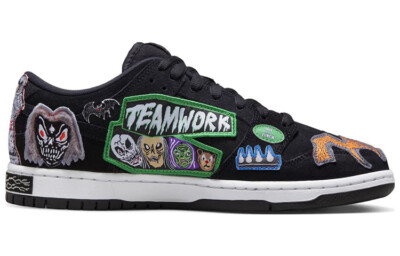 Nike SB Dunk Low Pro QS Black/Multicolor/White 2022 - DQ4488 Nike SB Dunk Low Pro QS Black/Multicolor/White 2022 - DQ4488