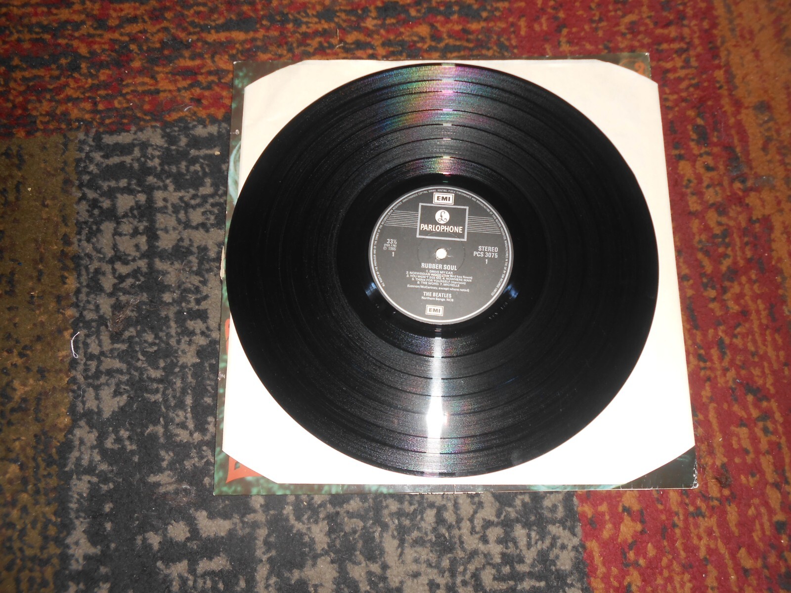 Beatles Rubber Soul 1965 Parlophone EMI PCS 3075 YEX 178/9 eBay