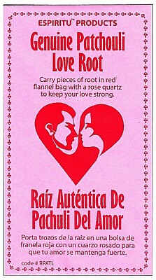 GENUINE PATCHOULI LOVE ROOTS-RAIZ AUTENTICA PACHULI DEL AMOR