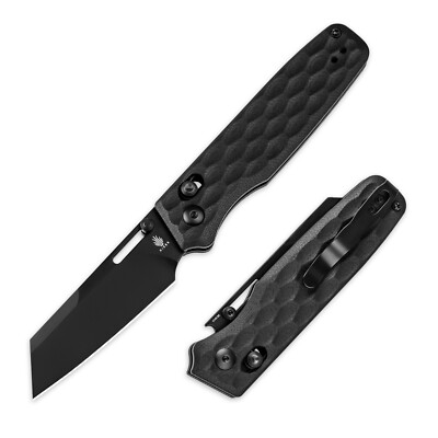 Kizer Task Pocket Knife G10 Handle 154CM Steel EDC Black Folding Knife ...
