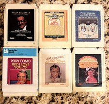 Set Of SIX Grand Ole Opry, Dolly, Others 8-Track Tapes