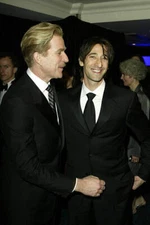 Adrien Brody Matthew Modine at after party for the 2003 Orange Bri- Old Photo
