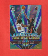 2021-22 Panini Donruss Optic AIR DEFENSE PRIZM HOLO # 4 Bam Adebayo MIAMI HEAT