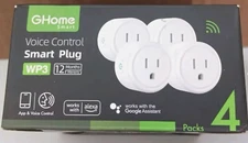 GHome Smart Mini Smart Plug WiFi Outlet Socket Works with Alexa and Google Pack4
