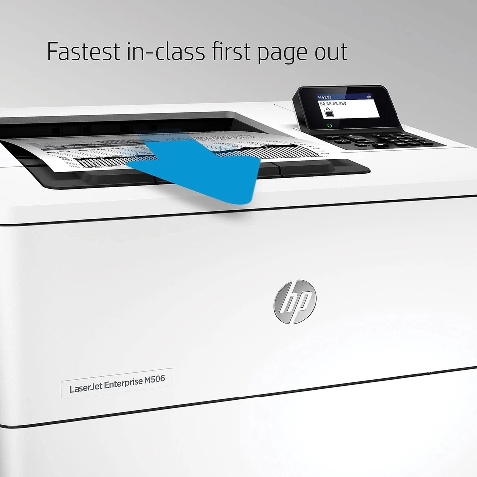 HP LaserJet Enterprise M506n Monochrome Printer (F2A68A) - 45 ppm Fast Printing - Image 2 of 4