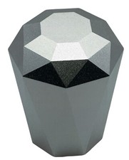 silber D2 Schaltknauf kurz für Peugeot 107 108 2005-2021