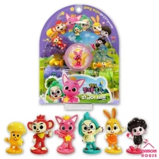 Pinkfong Detective Pinkfong Hogi Wonder Star Figure Set 6EA Korea Toy
