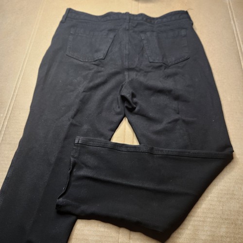 Pantalones de mezclilla oscuros NYDJ para mujer 14 Petite negros con elevación al tobillo mezcla de algodón - Imagen 8 de 8