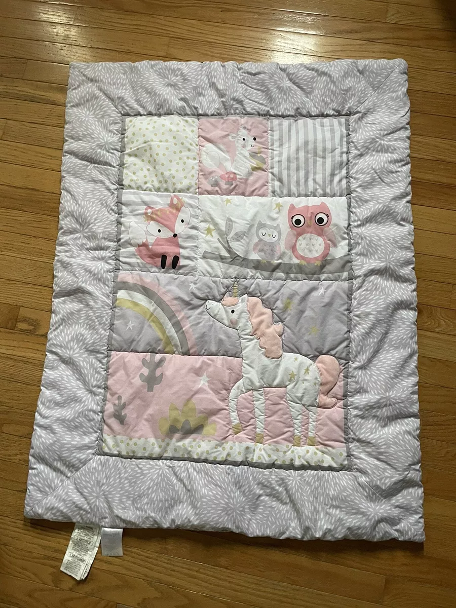 Unicorn bedding crib set sales