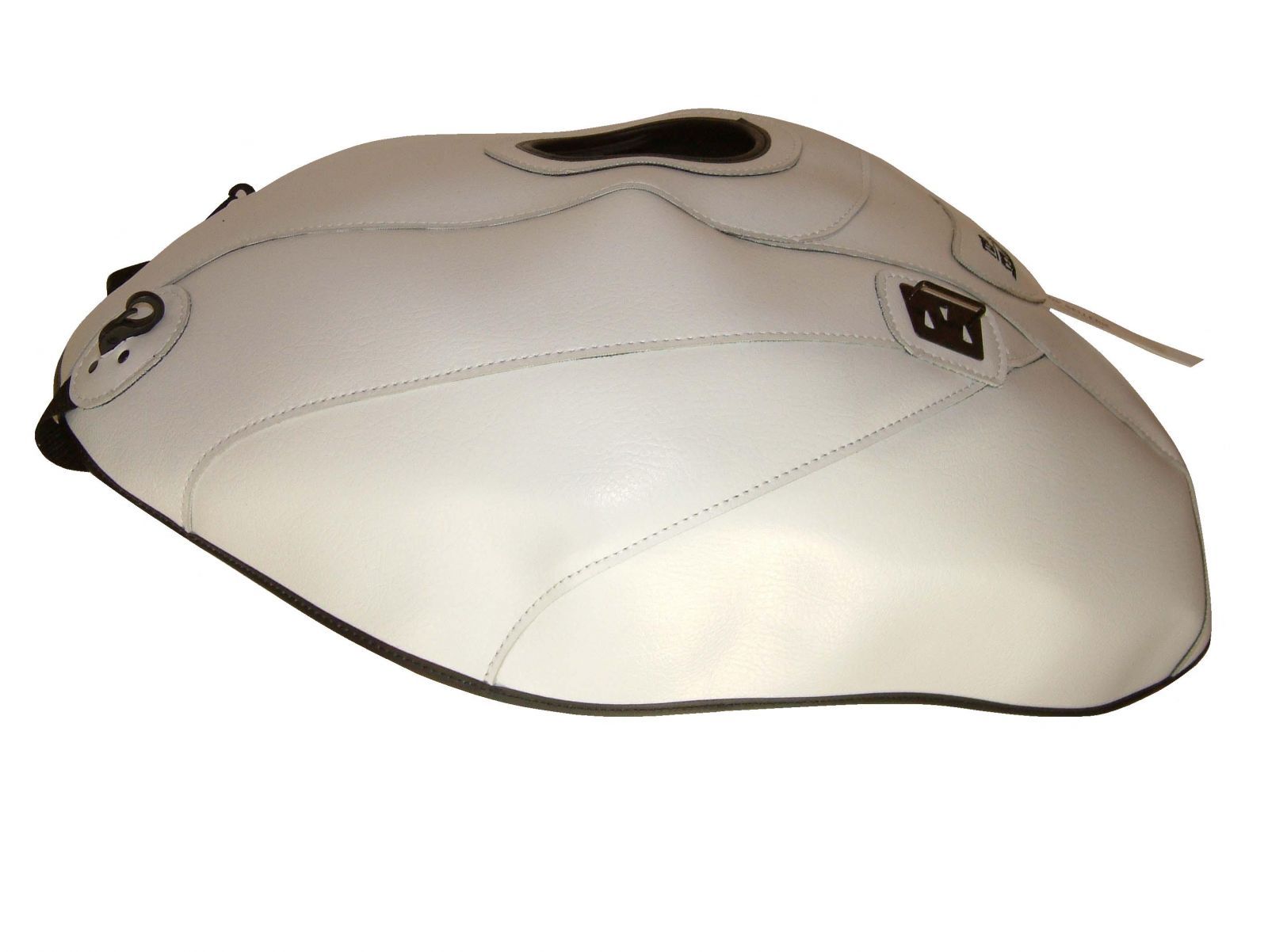 Cache réservoir Suzuki GSXF 1250 après 2010 Top Sellerie sport blanc noir