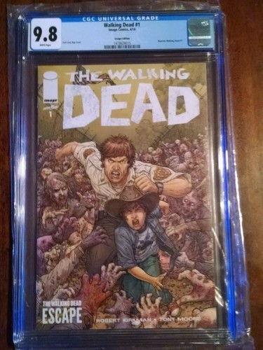 The Walking Dead # 1 CGC 9.8 4/14 Reprint "Escape Edition" Juan Jose Ryp cover
