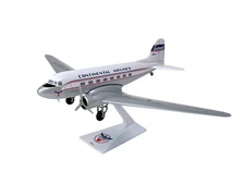 Flight Miniatures Continental DC-3 1:100 Scale Model Airplane 