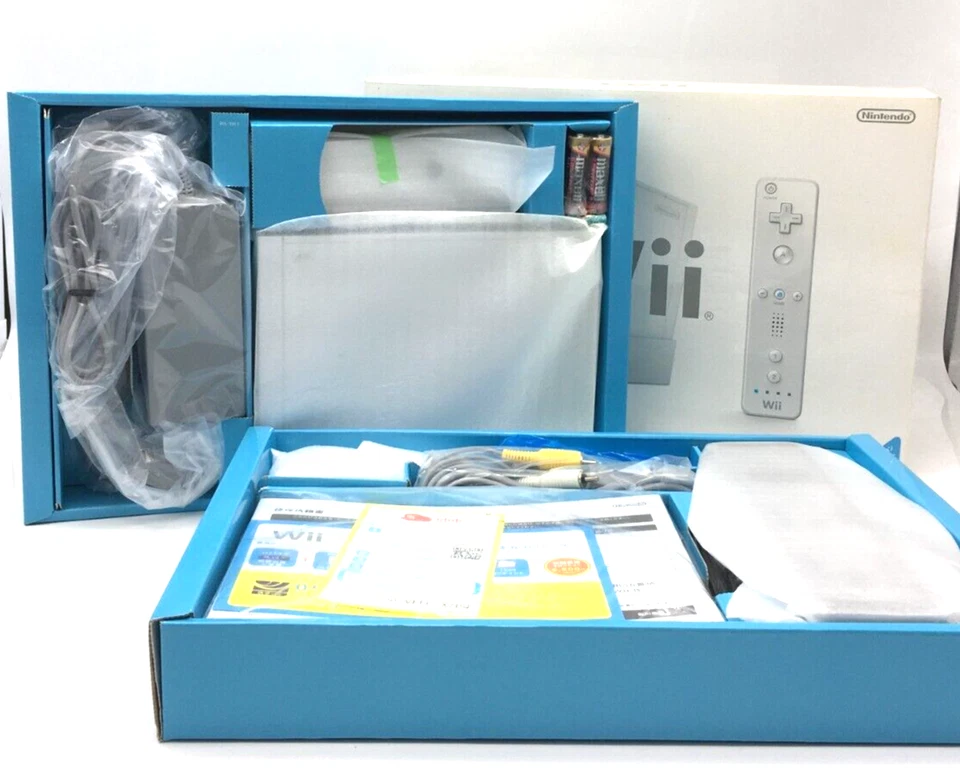 Old Stock New Nintendo wii Home console white color RVL-00 made in japan - Image 2 of 4