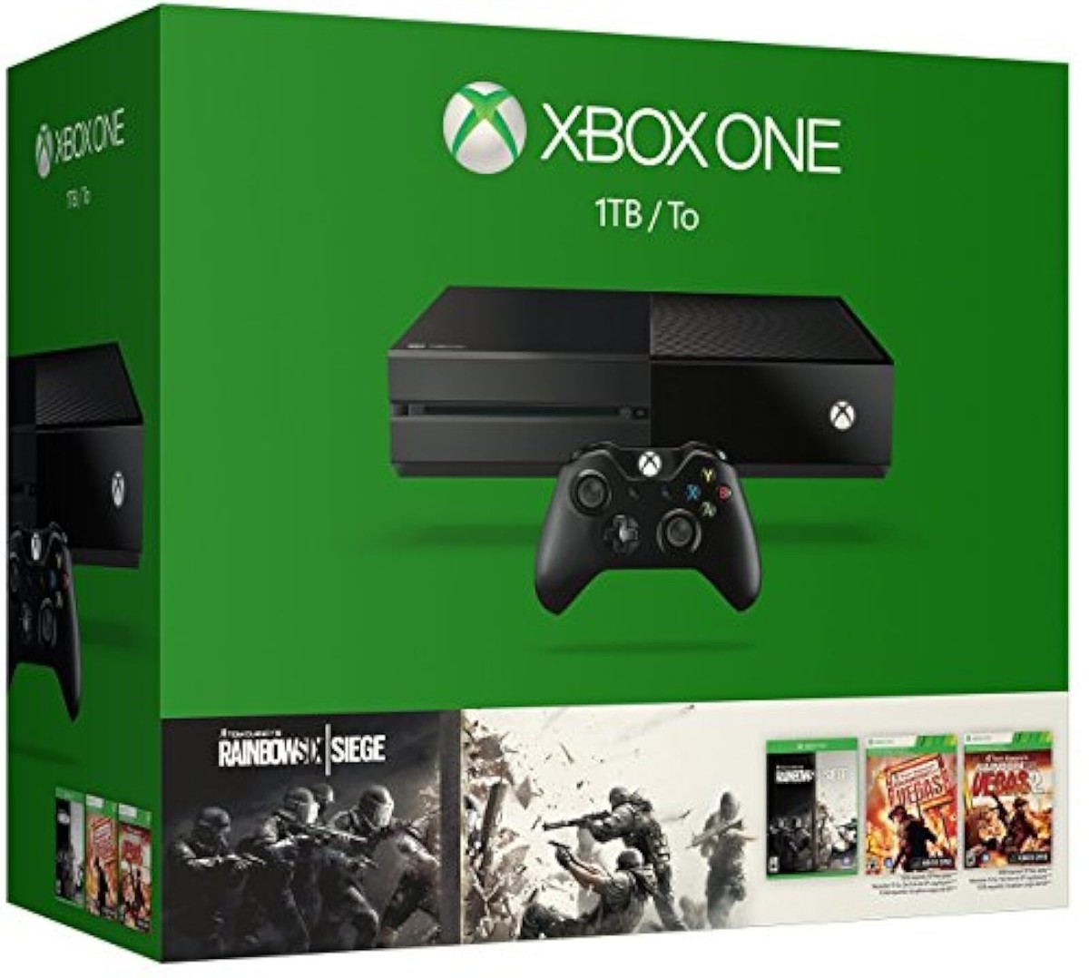 Microsoft Xbox One Rainbow: Six Siege Bundle 1TB Black