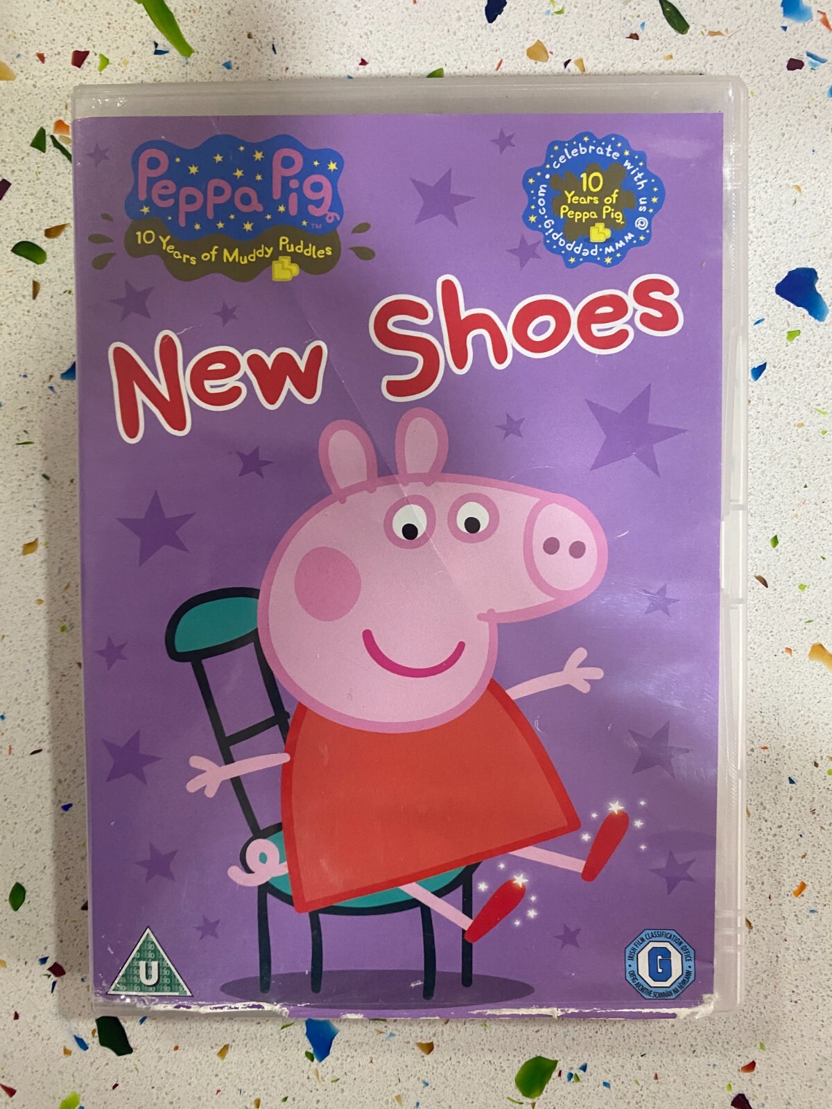 Peppa Pig Dvd New Shoes - 10 Years Of Muddy Puddles - 10 Piggy Tales