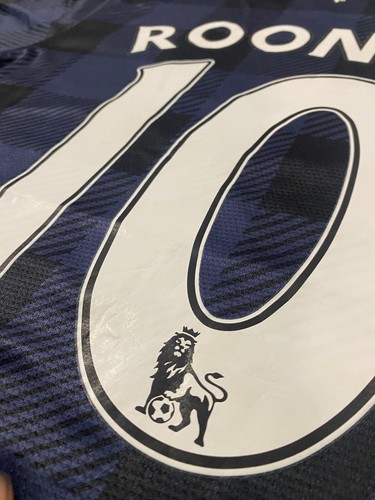 ROONEY MAN UTD 2014 AWAY MATCH ISSUE QUALITY JERSEY - SIZE L - Foto 5 di 10