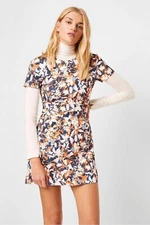 NEW French Connection Enid Stretch Fit & Flare Dress 4