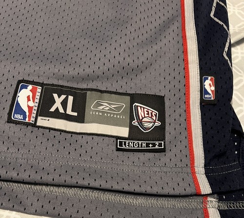 New Jersey Nets Jason Kidd Reebok Authentic Jersey Gray Alternate NBA 48 XL +2 - 第 4/6 張圖片
