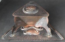 Arts & Crafts Copper Inkwell - J & F Pool Ltd