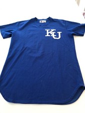Game Worn Used Kansas Jayhawks KU Baseball Jersey Victory Size 46 #57
