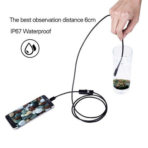 New for Endoscope Mini USB Type-C Android 7mm Camea Waterproof nspection Car - Picture 3 of 7