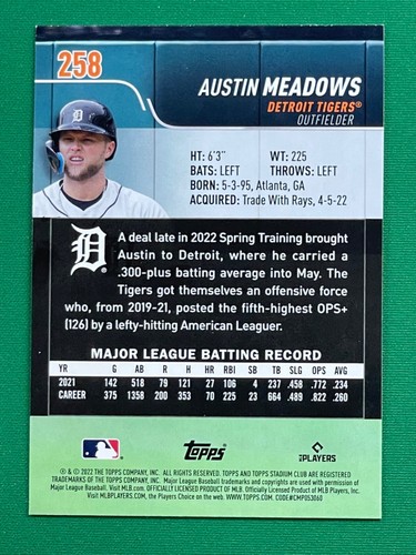 2022 Topps Stadium Club - Base - PICK YOUR CARD! - #151-300 - HUGE UPDATE - Picture 196 of 276