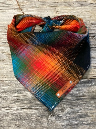 Dog Bandana | Fall Autumn Holidays Personalized Dog Bandana | Traditional Tie - Picture 4 of 11