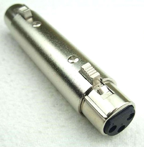 2 Sets ADAM HALL Audio Verbinder XLR Adapter 3-pol male männlich female weiblich - Afbeelding 3 van 10