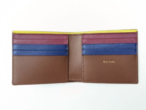 Paul Smith Men's Wallet - BNWT NO.9 & Multi-coloured Interior Leather RRP - Picture 1 of 9