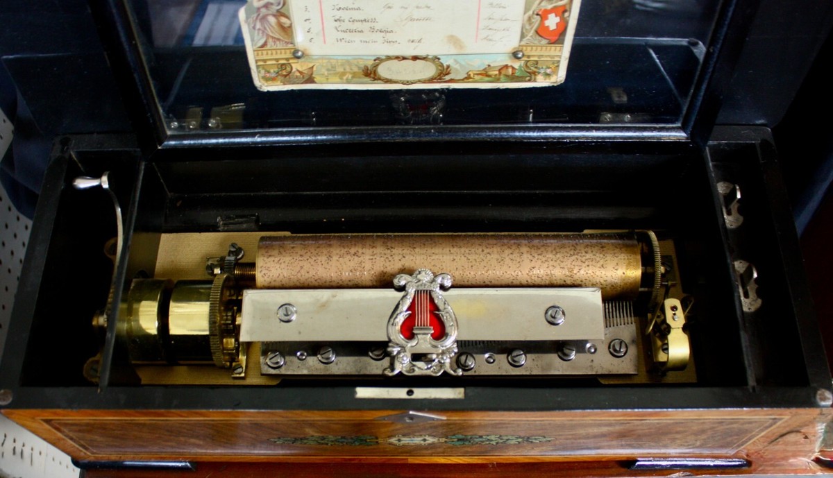 Swiss Cylinder Music Box Sublime Harmonie by Charles Paillard 1880